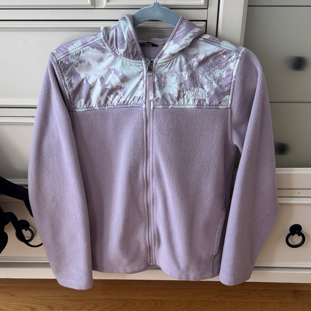 The North Face Kids Light Purple Fleece Jacket